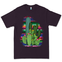 Plum Western Serape Cactus Premium Tee - Bettercallsaul