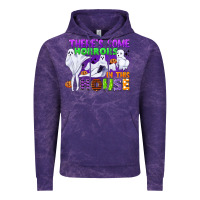Cloud Purple there is some horrors in this house Vintage Hoodie - CowGirlArtShop