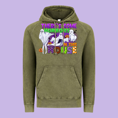 There Is Some Horrors In This House Vintage Hoodie Designed By Cowgirlartshop