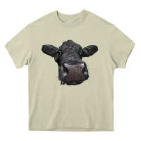 Mossy Black Angus Heifer Heavy Core Tee - LillyAllenDesigns