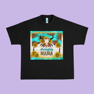 Wranglin Mama Urban Heavy Tee Designed By Tumblerdesignbyshophia