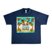 Navy wranglin mama Urban Heavy Tee - TumblerDesignByShophia