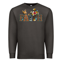 Smoke faith cross and butterfly with sunflower leopard and roses Premium Sweatshirt - Artiststas