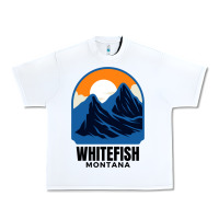 White Whitefish MT Urban Heavy Tee - minhPixels