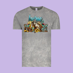 Horse Mom Vintage Tee Designed By Howdyjamesfarm