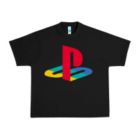 Black play station Urban Heavy Tee - minhPixels