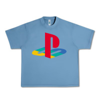 Pebble Blue play station Urban Heavy Tee - minhPixels