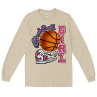 Mushroom Basketball girl Long Sleeve Tee - HowdyJamesFarm
