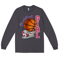 Smoke Basketball girl Long Sleeve Tee - HowdyJamesFarm