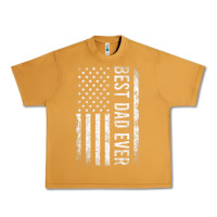 Peanut Butter Father's Day Best Dad Ever American Flag Urban Heavy Tee - minhPixels