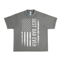 Tornado Father's Day Best Dad Ever American Flag Urban Heavy Tee - minhPixels