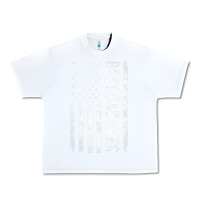 White Father's Day Best Dad Ever American Flag Urban Heavy Tee - minhPixels
