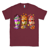 Burgundy Hallothanksmas coffee cups Classic Tee - NancyCooperArtShop