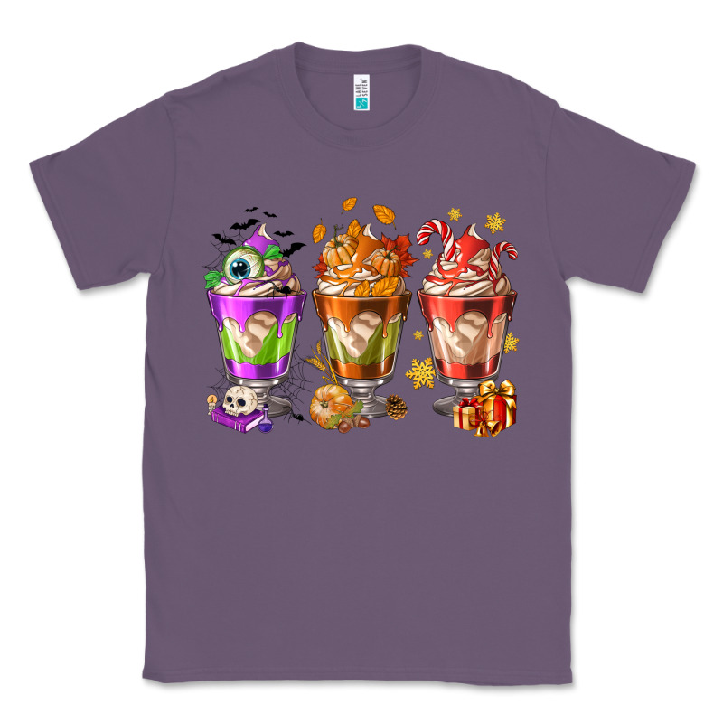 Hallothanksmas Coffee Cups Classic Tee by NancyCooperArtShop | Teevron