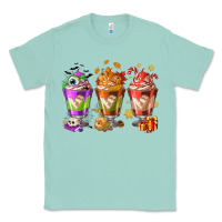 Seafoam Hallothanksmas coffee cups Classic Tee - NancyCooperArtShop