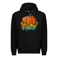Black pumpkin mama Premium Hoodie - BundleAndBundleShop