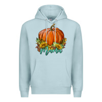 Blue Mist pumpkin mama Premium Hoodie - BundleAndBundleShop