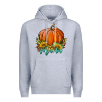Heather Grey pumpkin mama Premium Hoodie - BundleAndBundleShop