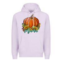 Lilac pumpkin mama Premium Hoodie - BundleAndBundleShop