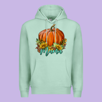 Pumpkin Mama Premium Hoodie Designed By Bundleandbundleshop