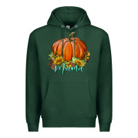Sports Green pumpkin mama Premium Hoodie - BundleAndBundleShop