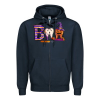 Navy dental boo halloween Zipper Hoodie - LillyAllenDesigns