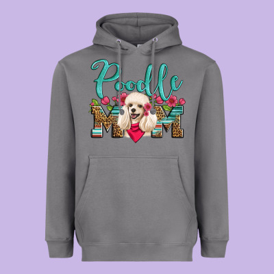 Poodle Mom Heavyweight Hoodie Designed By Artiststas