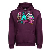 Mauve Wine hair hustler Urban Hoodie - AdoDesignShop