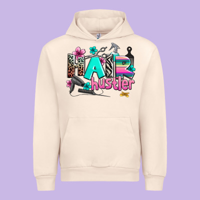 Hair Hustler Urban Hoodie Designed By Adodesignshop