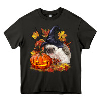 Asphalt Halloween Hedgehog Heavy Core Tee - LillyAllenDesigns