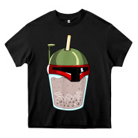 Black bubble fett boba tea funny sci fi pun pearl milk tea gift t shirt Heavy Core Tee - minhPixels