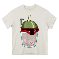 Cream bubble fett boba tea funny sci fi pun pearl milk tea gift t shirt Heavy Core Tee - minhPixels