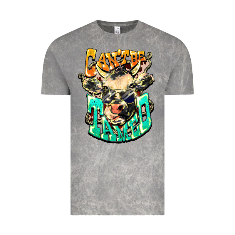 Can't Be Tamed Cow Vintage Tee by HowdyJamesFarm | Teevron