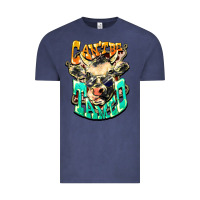 Vintage Denim Can't be tamed cow Vintage Tee - HowdyJamesFarm