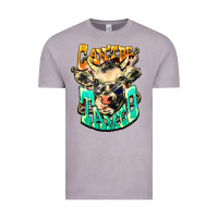 Vintage Zinc Can't be tamed cow Vintage Tee - HowdyJamesFarm