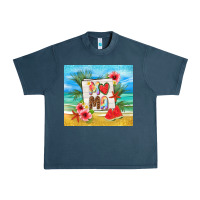 Midnight Navy summer mama Urban Heavy Tee - TumblerDesignByShophia
