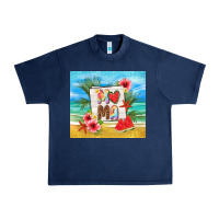 Navy summer mama Urban Heavy Tee - TumblerDesignByShophia
