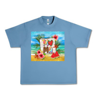 Pebble Blue summer mama Urban Heavy Tee - TumblerDesignByShophia