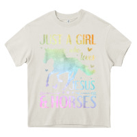 Cream Jesus And Horses, Horse Gifts For Girls, Women Heavy Core Tee - minhPixels