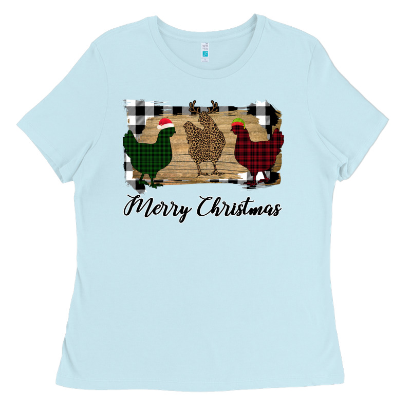 Merry Christmas Chickens Ladies Tee by Bettercallsaul | Teevron