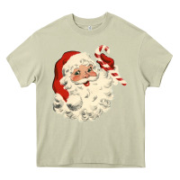 Mossy santa vintage face Heavy Core Tee - minhPixels