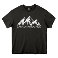 Asphalt Canadian Rockies Gift Canada Rocky Mountains Souvenir Heavy Core Tee - minhPixels