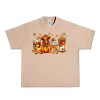 Burro Fall Autumn cow pumpkin coffee cups Urban Heavy Tee - RanaPortraitStore