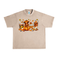 French Oak Fall Autumn cow pumpkin coffee cups Urban Heavy Tee - RanaPortraitStore