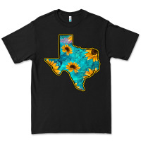 Black Sunflower Turquoise Texas Premium Tee - Bettercallsaul