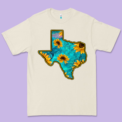 Sunflower Turquoise Texas Premium Tee Designed By Bettercallsaul