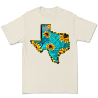 Bone Sunflower Turquoise Texas Premium Tee - Bettercallsaul