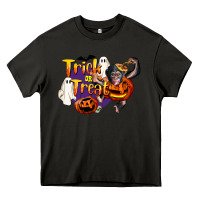 Trick Or Treat Chimpanzee Heavy Core Tee | Teevron