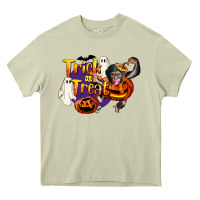 Mossy Trick Or Treat Chimpanzee Heavy Core Tee - LillyAllenDesigns