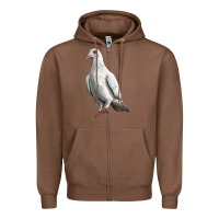 Chestnut Dove Zipper Hoodie - LillyAllenDesigns